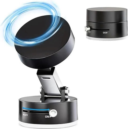 360° Mini Rotatable Magnetic Phone Holder with Vacuum Suction Cup for all smartphones