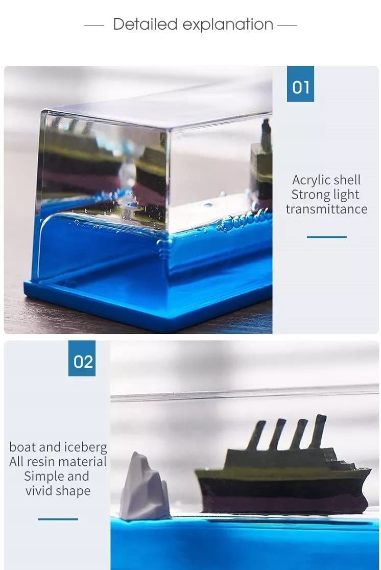 Unsinkable Titanic Decoration Ship