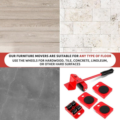 5 (Pcs) Heavy Duty Furniture Mover®